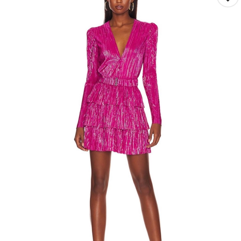 Pink Sabina Musayev x Revolve Hermione Dress
